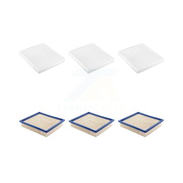 3x Air + 3x Cabin Filter (6 Total) Kit For Dodge Journey KFL-101136