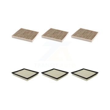 3x Air + 3x Cabin Filter (6 Total) Kit For Chevrolet Impala Cadillac XTS KFL-101150