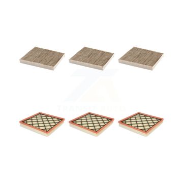 3x Air + 3x Cabin Filter (6 Total) Kit For 16 Chevrolet Cruze Turbocharged Old Body Style KFL-101158