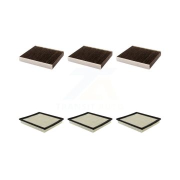 3x Air + 3x Cabin Filter (6 Total) Kit For Chevrolet Malibu Limited Buick Regal KFL-101160