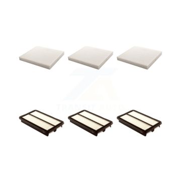 3x Air + 3x Cabin Filter (6 Total) Kit For Honda Civic Acura CSX KFL-101174