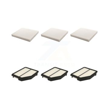 3x Air + 3x Cabin Filter (6 Total) Kit For 2012-2014 Honda CR-V KFL-101180