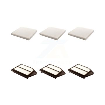 3x Air + 3x Cabin Filter (6 Total) Kit For Honda Accord Acura TLX 2.4L KFL-101184