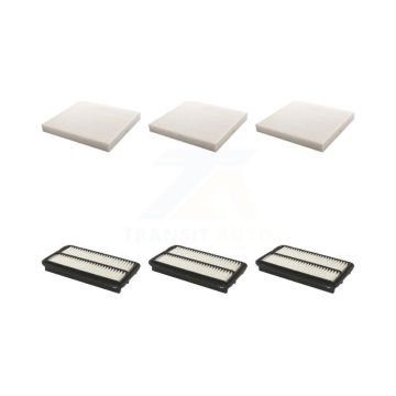 3x Air + 3x Cabin Filter (6 Total) Kit For 2014-2015 Acura MDX KFL-101185