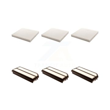 3x Air + 3x Cabin Filter (6 Total) Kit For 2007-2008 Acura TL KFL-101196