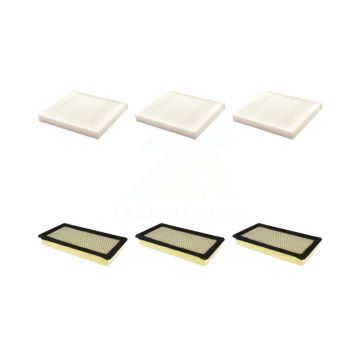 3x Air + 3x Cabin Filter (6 Total) Kit For 2009-2013 Mazda 6 3.7L KFL-101203
