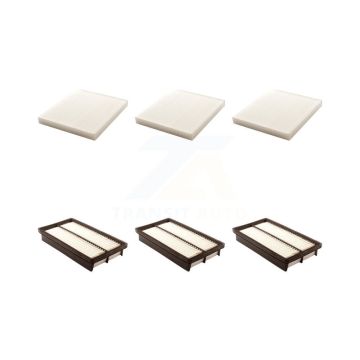 3x Air + 3x Cabin Filter (6 Total) Kit For Mazda CX-7 6 KFL-101207