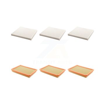 3x Air + 3x Cabin Filter (6 Total) Kit For Saturn Ion KFL-101209