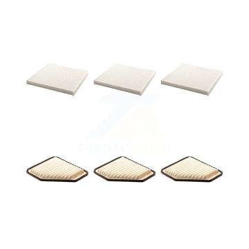 3x Air + 3x Cabin Filter (6 Total) Kit For Chevrolet Cobalt Pontiac G5 Pursuit KFL-101212
