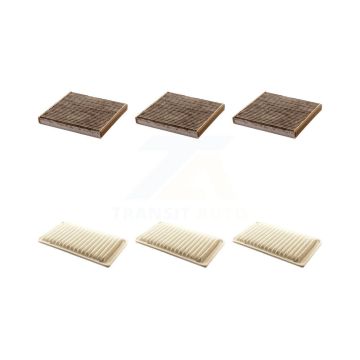 3x Air + 3x Cabin Filter (6 Total) Kit For Toyota Camry Highlander KFL-101223
