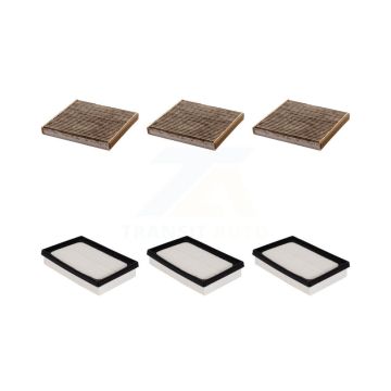 3x Air + 3x Cabin Filter (6 Total) Kit For Toyota Prius C KFL-101226