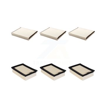 3x Air + 3x Cabin Filter (6 Total) Kit For Ford Escape Transit Connect KFL-101236