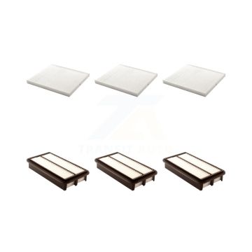 3x Air + 3x Cabin Filter (6 Total) Kit For Kia Sedona KFL-101241