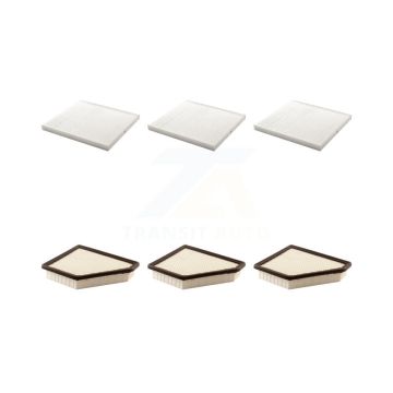 3x Air + 3x Cabin Filter (6 Total) Kit For 2010-2017 Chevrolet Equinox GMC Terrain KFL-101243