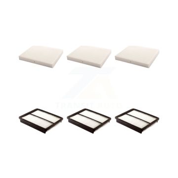 3x Air + 3x Cabin Filter (6 Total) Kit For Hyundai Santa Fe KFL-101245