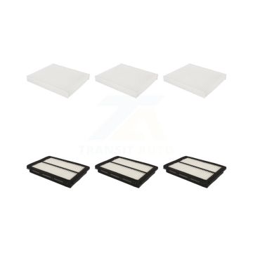 3x Air + 3x Cabin Filter (6 Total) Kit For Hyundai Sonata KFL-101248
