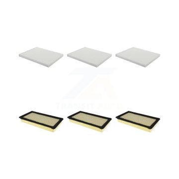 3x Air + 3x Cabin Filter (6 Total) Kit For 2016 Lincoln MKX 3.7L Old Body Style KFL-101267