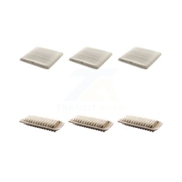 3x Air + 3x Cabin Filter (6 Total) Kit For Toyota Echo Scion xB xA KFL-101273