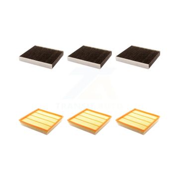 3x Air + 3x Cabin Filter (6 Total) Kit For Cadillac SRX Saab 9-4X KFL-101283