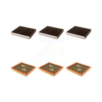 3x Air + 3x Cabin Filter (6 Total) Kit For Buick LaCrosse Chevrolet Malibu Regal Saab 9-5 KFL-101284