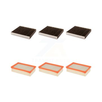 3x Air + 3x Cabin Filter (6 Total) Kit For Buick Encore Chevrolet Trax KFL-101288