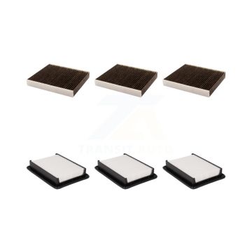 3x Air + 3x Cabin Filter (6 Total) Kit For 2016-2022 Chevrolet Spark KFL-101289