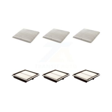 3x Air + 3x Cabin Filter (6 Total) Kit For Subaru Outback Legacy Tribeca B9 KFL-101295