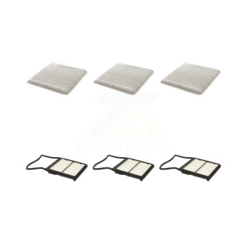 3x Air + 3x Cabin Filter (6 Total) Kit For 2004-2009 Toyota Prius KFL-101301