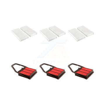3x Air + 3x Cabin Filter (6 Total) Kit For Honda Civic Acura EL KFL-101310