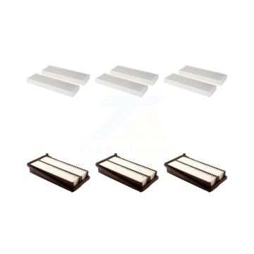 3x Air + 3x Cabin Filter (6 Total) Kit For Honda Accord Acura TL CL KFL-101315