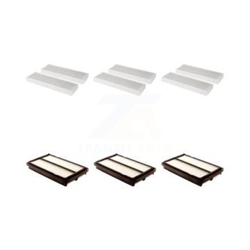 3x Air + 3x Cabin Filter (6 Total) Kit For 1998-2002 Honda Accord 2.3L KFL-101316