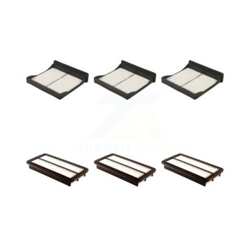 3x Air + 3x Cabin Filter (6 Total) Kit For Subaru XV Crosstrek KFL-101318