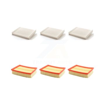 3x Air + 3x Cabin Filter (6 Total) Kit For Ford Fusion Mercury Milan 3.0L KFL-101321