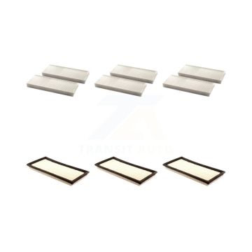 3x Air + 3x Cabin Filter (6 Total) Kit For Nissan Frontier Suzuki Equator 2.5L KFL-101326