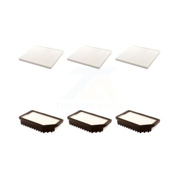 3x Air + 3x Cabin Filter (6 Total) Kit For 2012-2017 Hyundai Accent Kia Rio Veloster KFL-101327