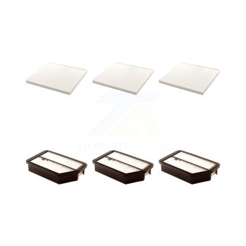 3x Air + 3x Cabin Filter (6 Total) Kit For Hyundai Tucson Kia Sportage Forte Koup KFL-101328