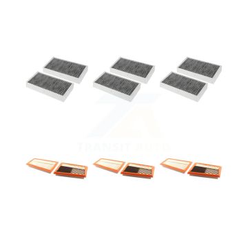 3x Air + 3x Cabin Filter (6 Total) Kit For Mercedes-Benz ML350 ML320 GL350 R350 GL320 KFL-101335