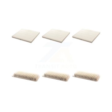 3x Air + 3x Cabin Filter (6 Total) Kit For 2003-2008 Toyota Corolla Matrix KFL-101337