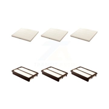 3x Air + 3x Cabin Filter (6 Total) Kit For 2002 Toyota Corolla KFL-101338