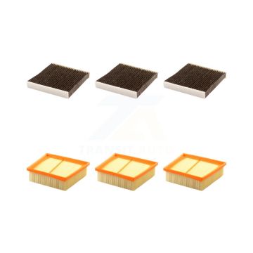 3x Air + 3x Cabin Filter (6 Total) Kit For Ford Fiesta KFL-101346