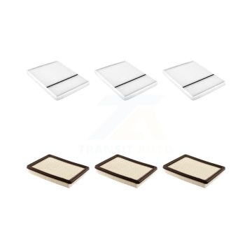 3x Air + 3x Cabin Filter (6 Total) Kit For Buick LeSabre Pontiac Bonneville Cadillac KFL-101347