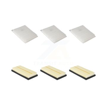 3x Air + 3x Cabin Filter (6 Total) Kit For Mitsubishi Mirage G4 KFL-101354