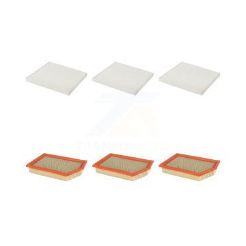 3x Air + 3x Cabin Filter (6 Total) Kit For 2014-2018 Jeep Cherokee KFL-101356