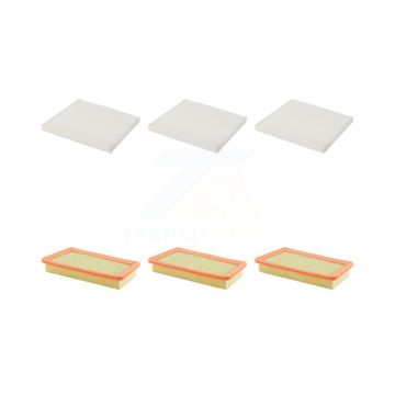 3x Air + 3x Cabin Filter (6 Total) Kit For Chrysler 200 KFL-101357