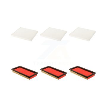 3x Air + 3x Cabin Filter (6 Total) Kit For Nissan Micra Versa Note KFL-101358