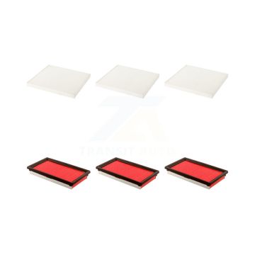 3x Air + 3x Cabin Filter (6 Total) Kit For Nissan Versa NV200 Chevrolet City Express KFL-101359