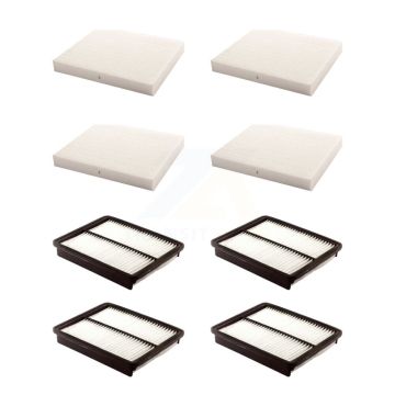 4x Air + 4x Cabin Filter (8 Total) Kit For Hyundai Santa Fe KFL-101362