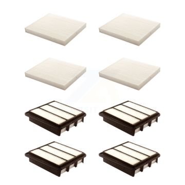 4x Air + 4x Cabin Filter (8 Total) Kit For Hyundai Sonata Azera KFL-101369