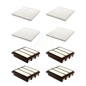 4x Air + 4x Cabin Filter (8 Total) Kit For 2011 Hyundai Azera 3.3L KFL-101370