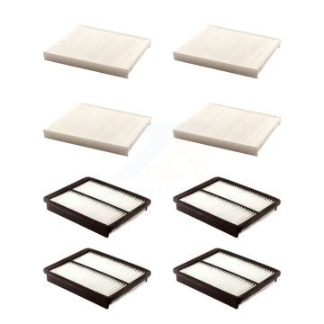 4x Air + 4x Cabin Filter (8 Total) Kit For Kia Sorento Hyundai Santa Fe KFL-101371